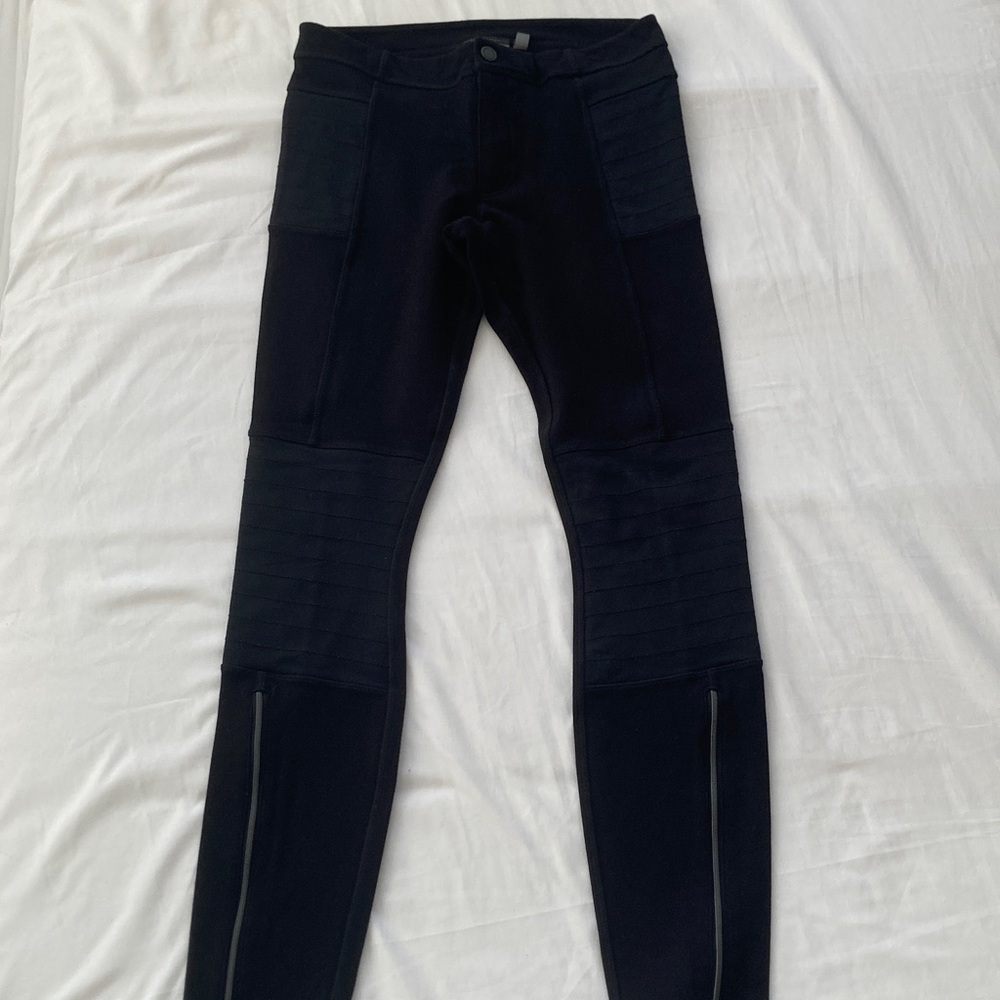 Black Riding Pants with Knee Patches